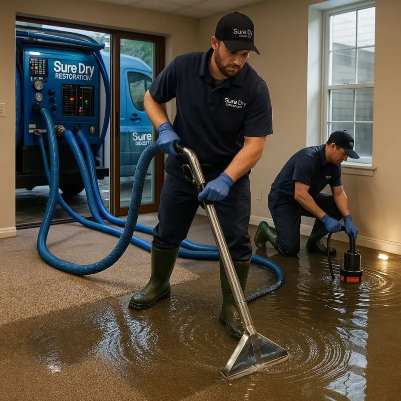 Water Extraction and Removal process in Las Quintas Fronterizas, TX